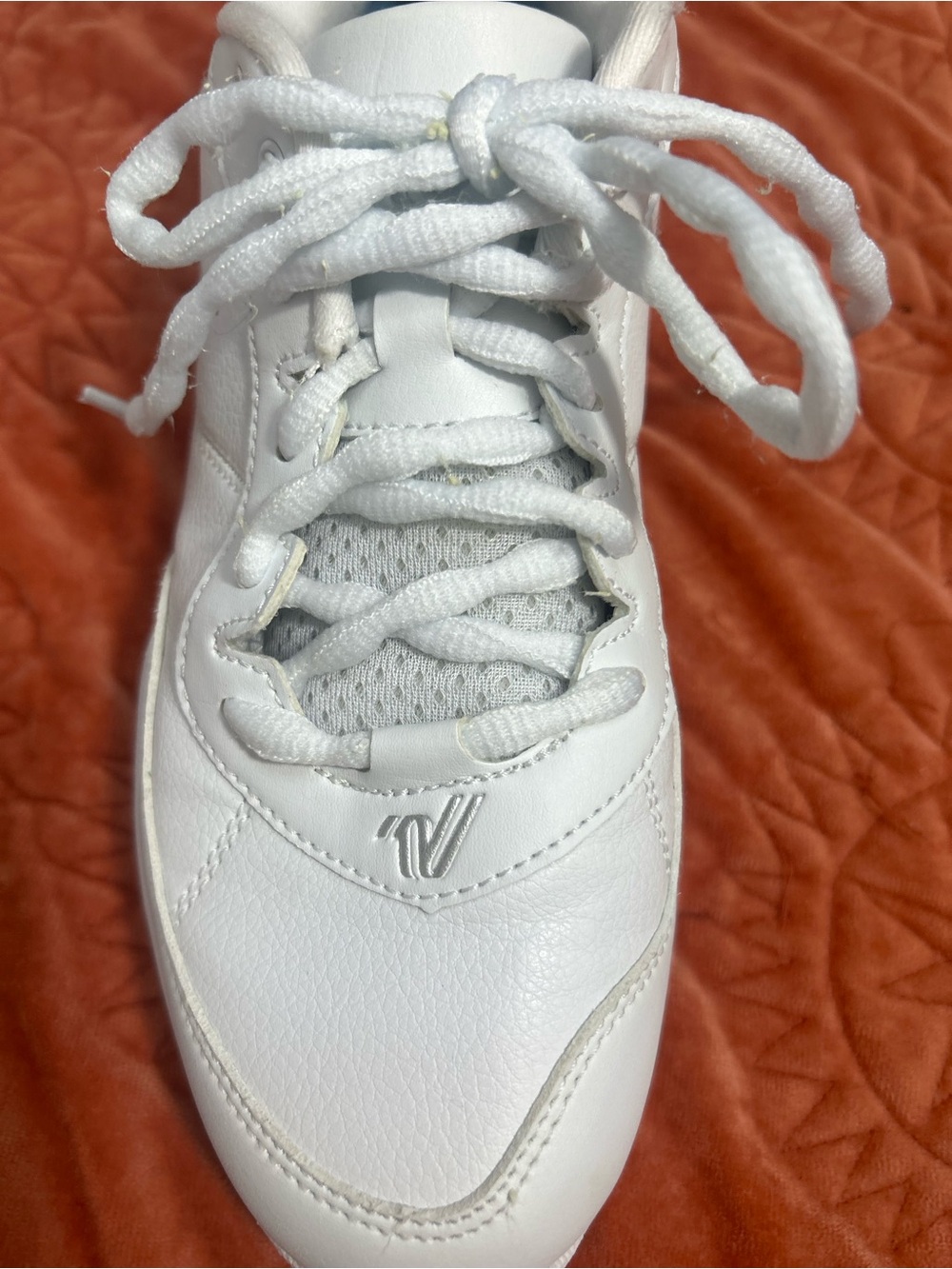 Varsity Cheerleaders C3 White Athletic Sneakers with Blue Insole - Picture 8 of 9